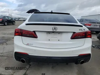 2019 Acura TLX w/A-Spec Pkg with VIN 19UUB1F62KA006023, listed as a Copart auction lot 48974335 with 65,111 mi miles and Salvage Title. Bid and sale history available at carsss.com. Image 6.