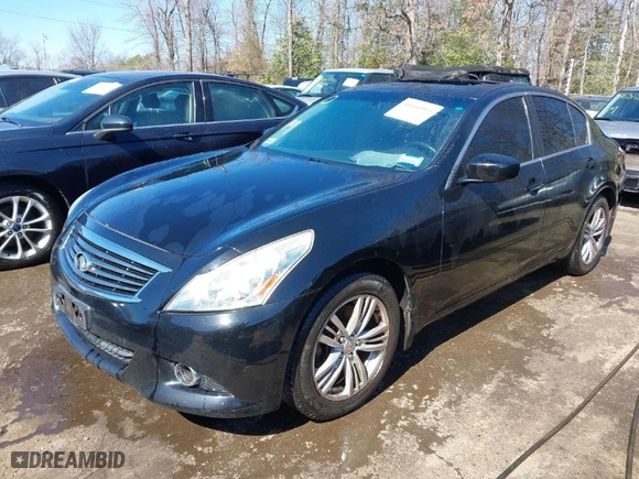 2012 Infiniti G37 Sedan x with VIN JN1CV6AR1CM977209, listed as a IAAI auction lot 41666965 with 135,514 mi miles. Bid and sale history available at carsss.com. Image 2.