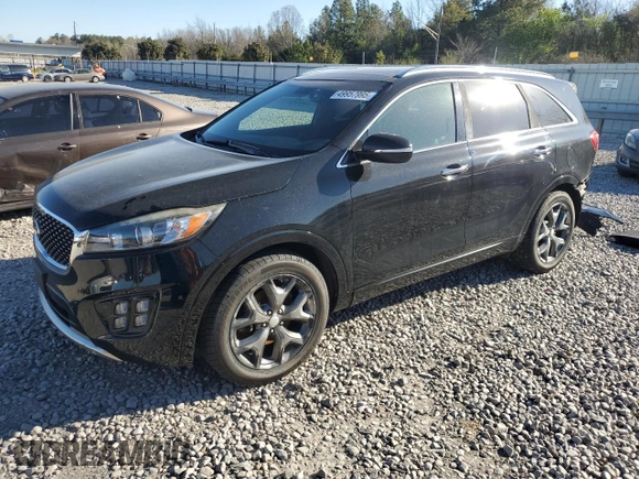 2016 Kia Sorento SXL with VIN 5XYPK4A15GG119688, listed as a Copart auction lot 49957995 with 180,064 mi miles and Salvage Title. Bid and sale history available at carsss.com. Image 1.
