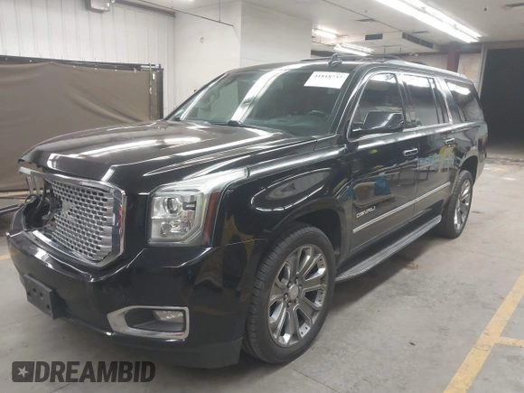 2016 GMC Yukon XL Denali with VIN 1GKS2HKJ8GR102213, listed as a IAAI auction lot 41818737 with 154,607 mi miles and . Bid and sale history available at DreamBid. Image 2.