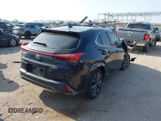 2022 Lexus UX 250h F Sport with VIN JTHR9JBHXN2058276, listed as a IAAI auction lot 42320129 with 83,439 mi miles and . Bid and sale history available at DreamBid. Image 4.