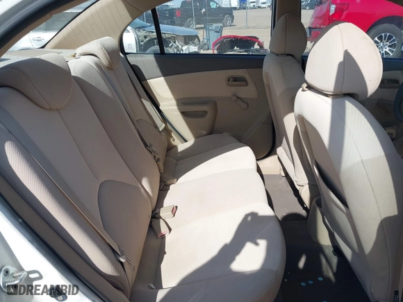 2008 Kia Rio LX with VIN KNADE123286297729, listed as a IAAI auction lot 42007714 with 51,268 mi miles. Bid and sale history available at carsss.com. Image 8.