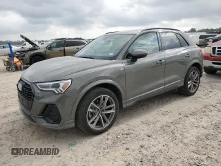 2022 Audi Q3 S line Premium Plus z VIN WA1EECF38N1051722, wystawiony jako Copart lot #55512865 z przebiegiem 22 260 mil mil oraz Szkoda całkowita • Salvage title. Historia ofert i sprzedaży dostępna na DreamBid. Obrazek 1.