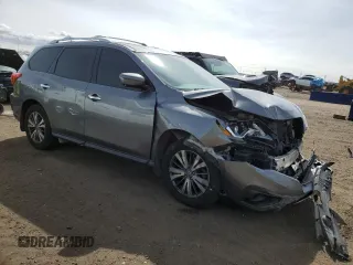 2018 Nissan Pathfinder SL with VIN 5N1DR2MN8JC621121, listed as a Copart auction lot 49733905 with 84,544 mi miles and Salvage Title. Bid and sale history available at carsss.com. Image 4.