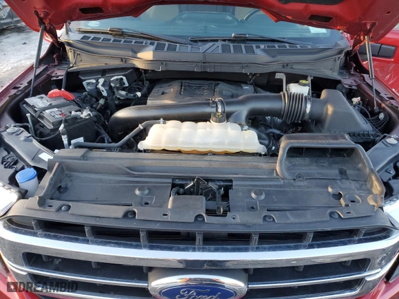 2022 Ford F-150 XL with VIN 1FTFW1E84NKE59606, listed as a Copart auction lot 48533335 with 41,219 mi miles and Salvage Title. Bid and sale history available at carsss.com. Image 11.
