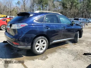 2010 Lexus RX 350 with VIN 2T2ZK1BA8AC040987, listed as a Copart auction lot 47974085 with 193,343 mi miles and Salvage Title. Bid and sale history available at DreamBid. Image 3.