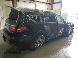 2023 Nissan Armada SL z VIN JN8AY2BC1P9181409, wystawiony jako Copart lot #61060845 z przebiegiem 52 388 mil mil oraz Szkoda całkowita • Salvage title. Historia ofert i sprzedaży dostępna na DreamBid. Obrazek 3.