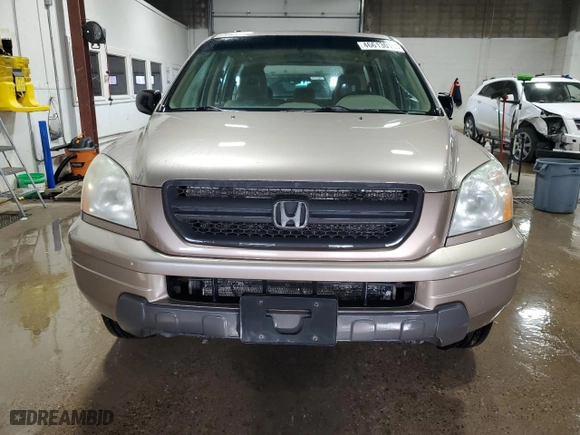2004 Honda Pilot LX with VIN 2HKYF18174H580649, listed as a Copart auction lot 46613015 with 197,900 mi miles and Clean Title. Bid and sale history available at carsss.com. Image 5.