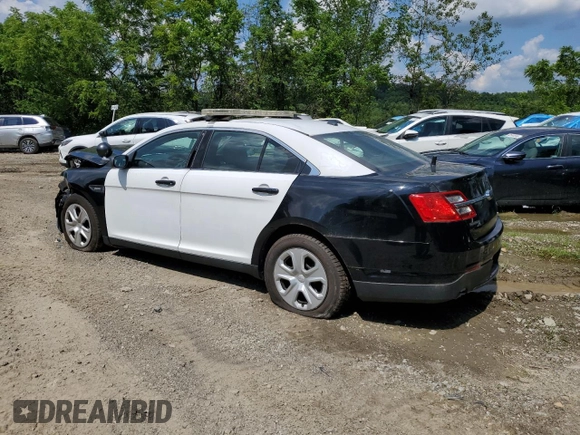 2018 Ford Police Interceptor with VIN 1FAHP2MK4JG140847, listed as a Copart auction lot 60397585 with 58,905 mi miles and Salvage title. Bid and sale history available at DreamBid. Image 2.