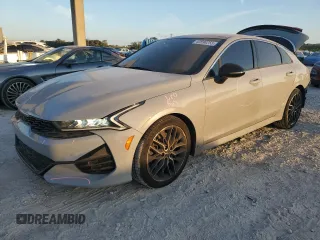 2022 Kia K5 GT with VIN 5XXG44J89NG094528, listed as a Copart auction lot 43598255 with 53,898 mi miles and Non Repairable. Bid and sale history available at carsss.com. Image 1.