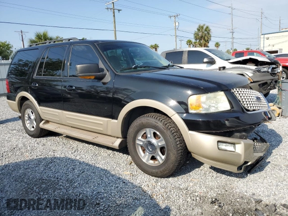2006 Ford Expedition Eddie Bauer with VIN 1FMPU17596LA91363, listed as a Copart auction lot 55474755 with 127,201 mi miles and Salvage title. Bid and sale history available at DreamBid. Image 4.