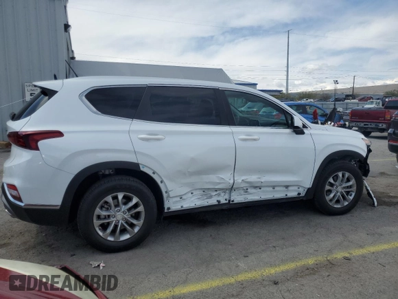 2019 Hyundai Santa Fe SE with VIN 5NMS23AD2KH100402, listed as a Copart auction lot 51335395 with 49,605 mi miles and Salvage Title. Bid and sale history available at carsss.com. Image 3.