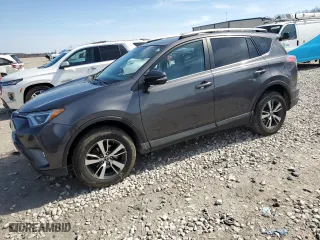 2016 Toyota RAV4 XLE with VIN 2T3RFREV6GW410094, listed as a Copart auction lot 50030555 with 111,610 mi miles and Salvage Title. Bid and sale history available at carsss.com. Image 1.