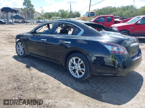 2014 Nissan Maxima S with VIN 1N4AA5AP5EC477030, listed as a IAAI auction lot 42104484 with 116,035 mi miles and . Bid and sale history available at DreamBid. Image 3.