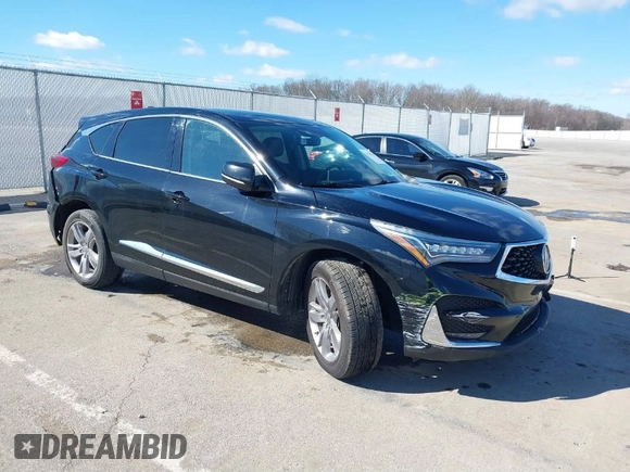 2019 Acura RDX w/Advance Pkg with VIN 5J8TC2H7XKL017554, listed as a IAAI auction lot 41729521 with 91,798 mi miles. Bid and sale history available at carsss.com. Image 1.