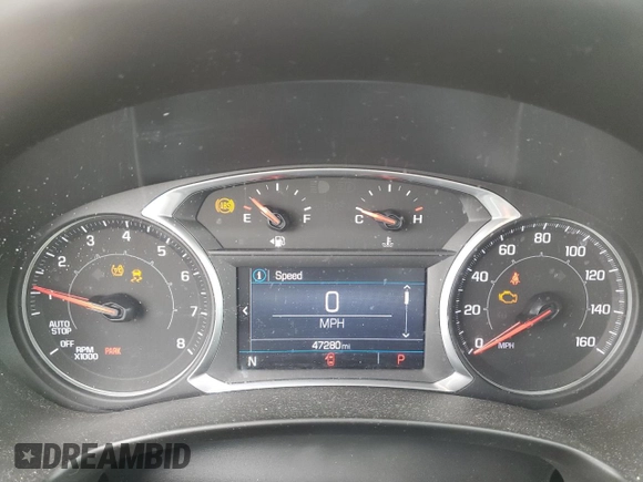 2021 GMC Terrain SLE with VIN 3GKALTEV6ML383540, listed as a Copart auction lot 57163085 with 47,280 mi miles and Salvage title. Bid and sale history available at DreamBid. Image 9.