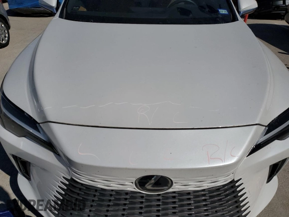 2023 Lexus RX with VIN JTJCHMAA4P2006710, listed as a Copart auction lot 47495525 with 0 mi miles and Salvage Title. Bid and sale history available at carsss.com. Image 12.