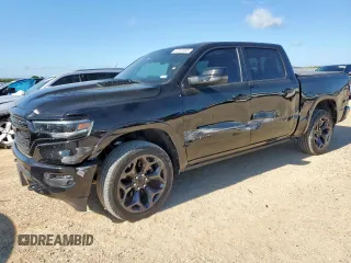 2024 Ram 1500 Limited с VIN 1C6SRFHTXRN153220, выставлен на аукционе Copart как лот 61267535 с пробегом 22 490 миль миль и Списание • Salvage title. История ставок и продаж доступна на DreamBid. Изображение 1.