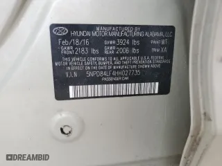 2017 Hyundai Elantra SE with VIN 5NPD84LF4HH027735, listed as a Copart auction lot 49475565 with 118,206 mi miles and Salvage Title. Bid and sale history available at carsss.com. Image 13.