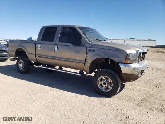 2004 Ford Super Duty F-250 XL with VIN 1FTNW21P04EA05364, listed as a Copart auction lot 46883615 with 229,273 mi miles and Salvage Title. Bid and sale history available at carsss.com. Image 4.