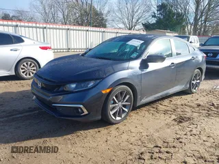 2019 Honda Civic Sedan EX with VIN 19XFC1F38KE003389, listed as a IAAI auction lot 41633696 with 77,825 mi miles. Bid and sale history available at carsss.com. Image 2.