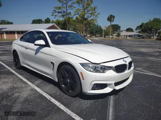 2016 BMW 4 Series 428i xDrive with VIN WBA3N9C58GK249703, listed as a Copart auction lot 53071765 with 83,881 mi miles and Clean Title. Bid and sale history available at carsss.com. Image 1.