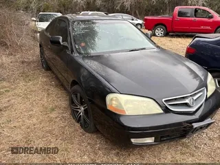 2001 Acura CL with VIN 19UYA42401A031334, listed as a IAAI auction lot 41645679 with 162,620 mi miles. Bid and sale history available at carsss.com. Image 1.