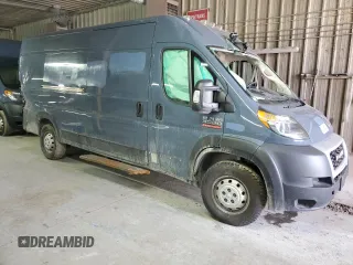 2021 Ram ProMaster Cargo with VIN 3C6MRVJG8ME535291, listed as a Copart auction lot 53584985 with 107,340 mi miles and Salvage Title. Bid and sale history available at carsss.com. Image 4.