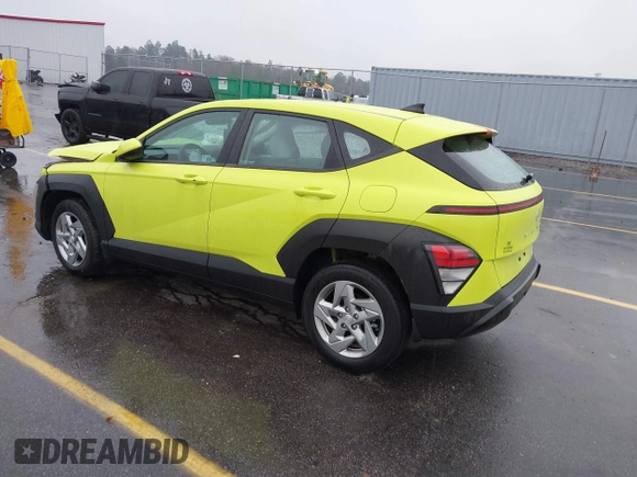 2024 Hyundai Kona SE with VIN KM8HA3AB2RU047730, listed as a IAAI auction lot 41405548 with 8,380 mi miles. Bid and sale history available at carsss.com. Image 3.