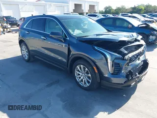 2019 Cadillac XT4 FWD Luxury with VIN 1GYAZAR45KF185338, listed as a IAAI auction lot 41990341 with 69,272 mi miles. Bid and sale history available at carsss.com. Image 1.