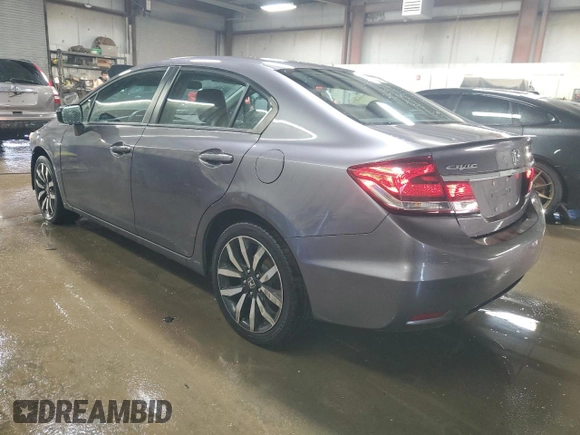 2015 Honda Civic EX-L z VIN 19XFB2F97FE103406, wystawiony jako Copart lot #48545965 z przebiegiem 112 838 mil mil oraz Szkoda całkowita • Salvage title. Historia ofert i sprzedaży dostępna na DreamBid. Obrazek 2.