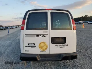 2016 Chevrolet Express Cargo with VIN 1GCWGAFF1G1124774, listed as a Copart auction lot 83574214 with 270,050 mi miles and Salvage title. Bid and sale history available at DreamBid. Image 6.