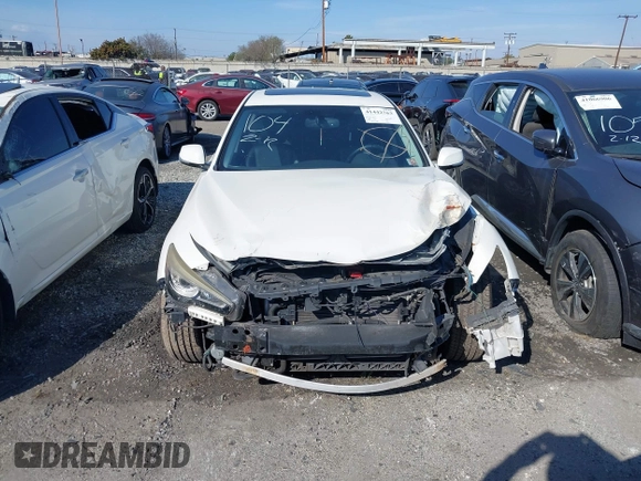 2017 Infiniti Q50 3.0t Premium with VIN JN1EV7APXHM742506, listed as a IAAI auction lot 41442763 with 73,348 mi miles. Bid and sale history available at carsss.com. Image 13.