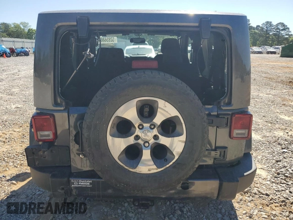2017 Jeep Wrangler Sahara z VIN 1C4AJWBG1HL669600, wystawiony jako Copart lot #52856865 z przebiegiem 85 311 mil mil oraz Szkoda całkowita • Salvage title. Historia ofert i sprzedaży dostępna na DreamBid. Obrazek 6.