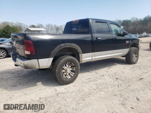 2012 Ram 2500 Laramie with VIN 3C6UD5FL4CG182751, listed as a Copart auction lot 51046615 with 0 mi miles and Salvage Title. Bid and sale history available at carsss.com. Image 3.