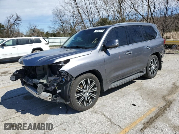 2019 Lexus LX with VIN JTJHY7AX5K4299204, listed as a Copart auction lot 49465625 with 65,317 mi miles and Salvage Title. Bid and sale history available at carsss.com. Image 1.