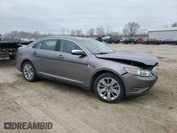 2011 Ford Taurus Limited with VIN 1FAHP2FW8BG185212, listed as a Copart auction lot 50691535 with Not Provided miles and Salvage Title. Bid and sale history available at DreamBid. Image 4.