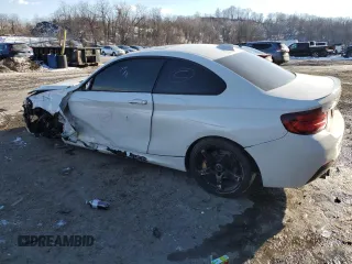 2020 BMW 2 Series 230i xDrive with VIN WBA2J3C03L7E78623, listed as a Copart auction lot 88982775 with 44,615 mi miles and Salvage Title. Bid and sale history available at carsss.com. Image 2.
