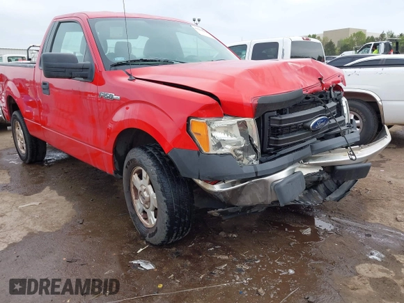 2013 Ford F-150 XL with VIN 1FTMF1CM6DKG07048, listed as a IAAI auction lot 42019058 with 123,338 mi miles and . Bid and sale history available at carsss.com. Image 1.