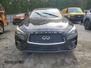 2018 Infiniti Q50 2.0t LUXE with VIN JN1CV7AP7JM241330, listed as a Copart auction lot 53033155 with 155,388 mi miles and Clean Title. Bid and sale history available at carsss.com. Image 5.