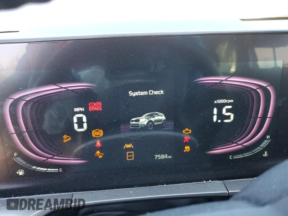 2024 Kia Telluride S с VIN 5XYP6DGC0RG532814, выставлен на аукционе Copart как лот 50601255 с пробегом 7 584 миль миль и Списание • Salvage title. История ставок и продаж доступна на DreamBid. Изображение 9.