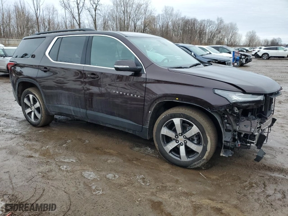 2023 Chevrolet Traverse LT Leather with VIN 1GNEVHKW9PJ153656, listed as a Copart auction lot 46680625 with 11,470 mi miles and Clean Title. Bid and sale history available at carsss.com. Image 4.