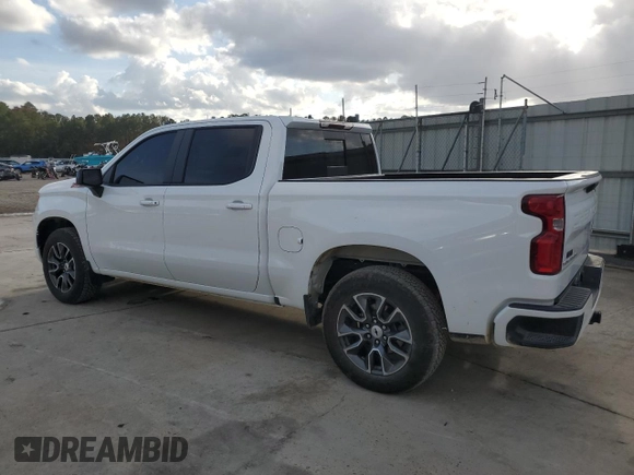 2024 Chevrolet Silverado 1500 RST with VIN 1GCUDEE87RZ240222, listed as a Copart auction lot 85573064 with 338 mi miles and Salvage Title. Bid and sale history available at carsss.com. Image 2.
