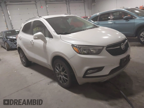 2019 Buick Encore Sport Touring with VIN KL4CJ2SB7KB780990, listed as a IAAI auction lot 41253621 with 123,157 mi miles and . Bid and sale history available at DreamBid. Image 1.