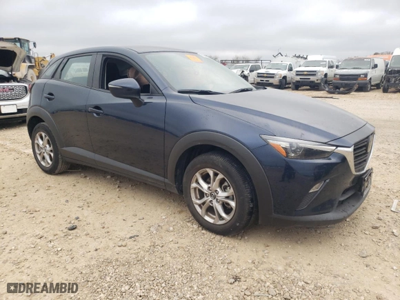 2020 Mazda CX-3 Sport with VIN JM1DKDB74L1470768, listed as a Copart auction lot 86440884 with 56,493 mi miles and Salvage Title. Bid and sale history available at carsss.com. Image 4.