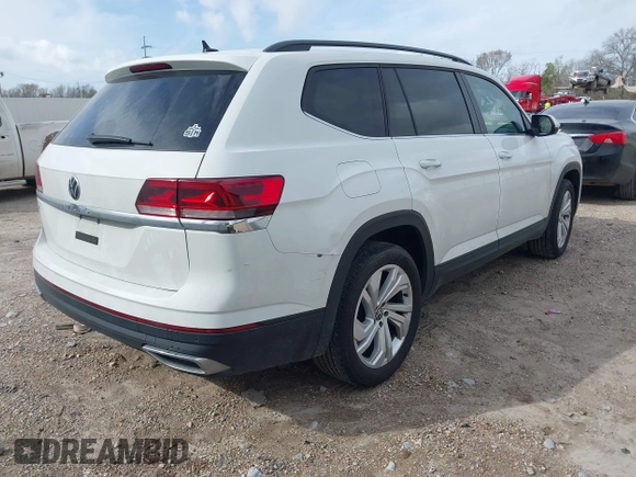 2023 Volkswagen Atlas SE with VIN 1V2WP2CA1PC514131, listed as a IAAI auction lot 41730209 with 37,277 mi miles and . Bid and sale history available at DreamBid. Image 4.