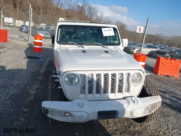 2023 Jeep Gladiator Overland with VIN 1C6HJTFG4PL514441, listed as a IAAI auction lot 41416018 with 56,478 mi miles. Bid and sale history available at carsss.com. Image 11.