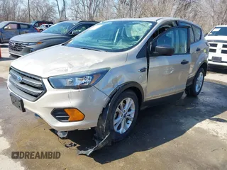 2018 Ford Escape S with VIN 1FMCU0F77JUA23013, listed as a IAAI auction lot 41768514 with 26,403 mi miles. Bid and sale history available at carsss.com. Image 2.