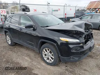 2018 Jeep Cherokee Latitude Plus with VIN 1C4PJMLB7JD507892, listed as a IAAI auction lot 41879277 with 122,269 mi miles and . Bid and sale history available at DreamBid. Image 1.