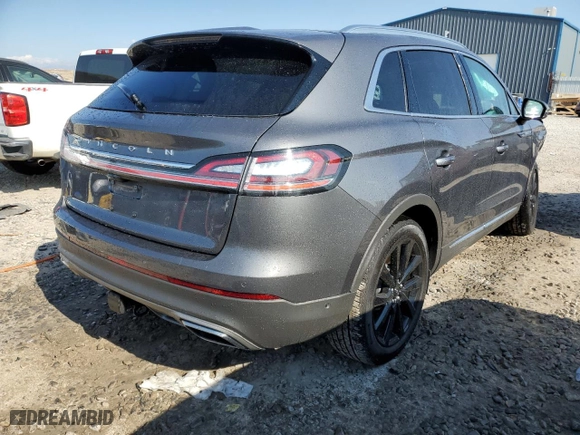 2021 Lincoln Nautilus Reserve with VIN 2LMPJ8KP6MBL07780, listed as a Copart auction lot 72450263 with 10,614 mi miles. Bid and sale history available at carsss.com. Image 3.
